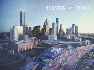 Houston color correction manipulation photo textures vintage