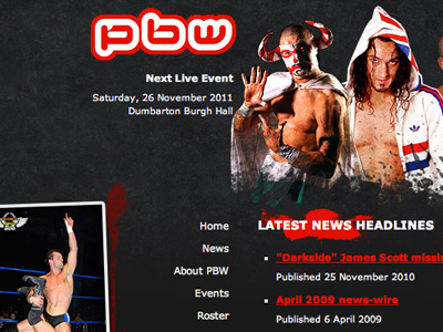 PBW home page refresh british design home page premier refresh wrestling