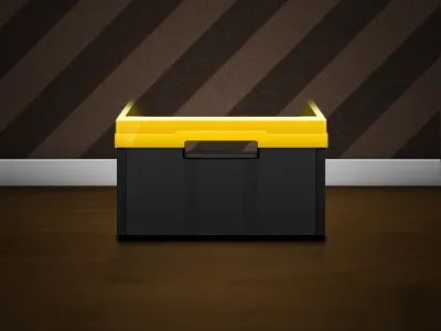 Plastic Box dock icon mac osx overlay stacks