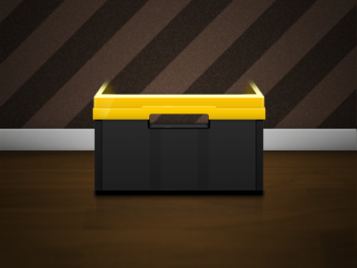 Plastic Box dock icon mac osx overlay stacks