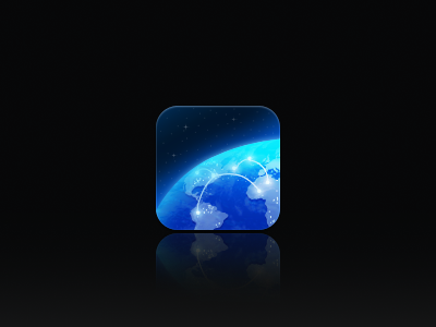 Maps icon big icon icons iphone maps oceano retina theme too world