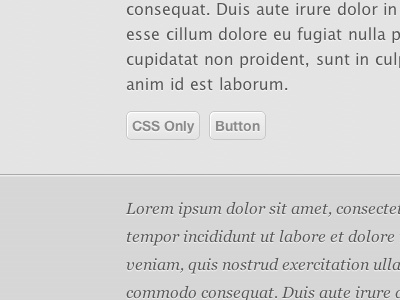 Just some CSS border buttons css