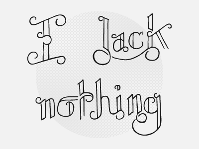I lack nothing hand drawn illustration psalm 23