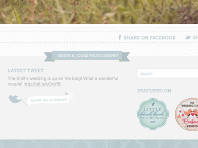 Photography WordPress Theme blue cute feminine photography wedding