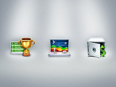 Silicon App Icons cup games icon laptop safe silicon