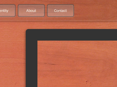 CSS Site In Progress antonio buttons css designchops mark material portfolio site ui web wood