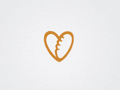Concept3 artisan bakery brand bread design heart logo love