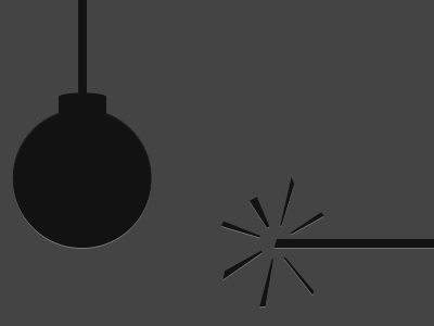The Bomb black bomb fireworks gray illustration wallpaper