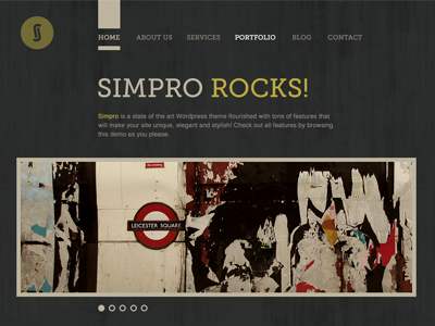 Simpro theme wordpress