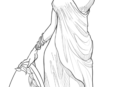 Athena drawing