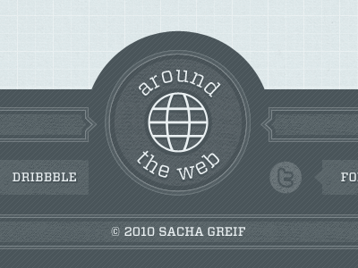 Around the web footer icons social media vitesse