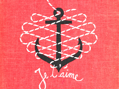 Je t'aime anchor andreirobu.com designersgotoheaven.com gugu lettering love