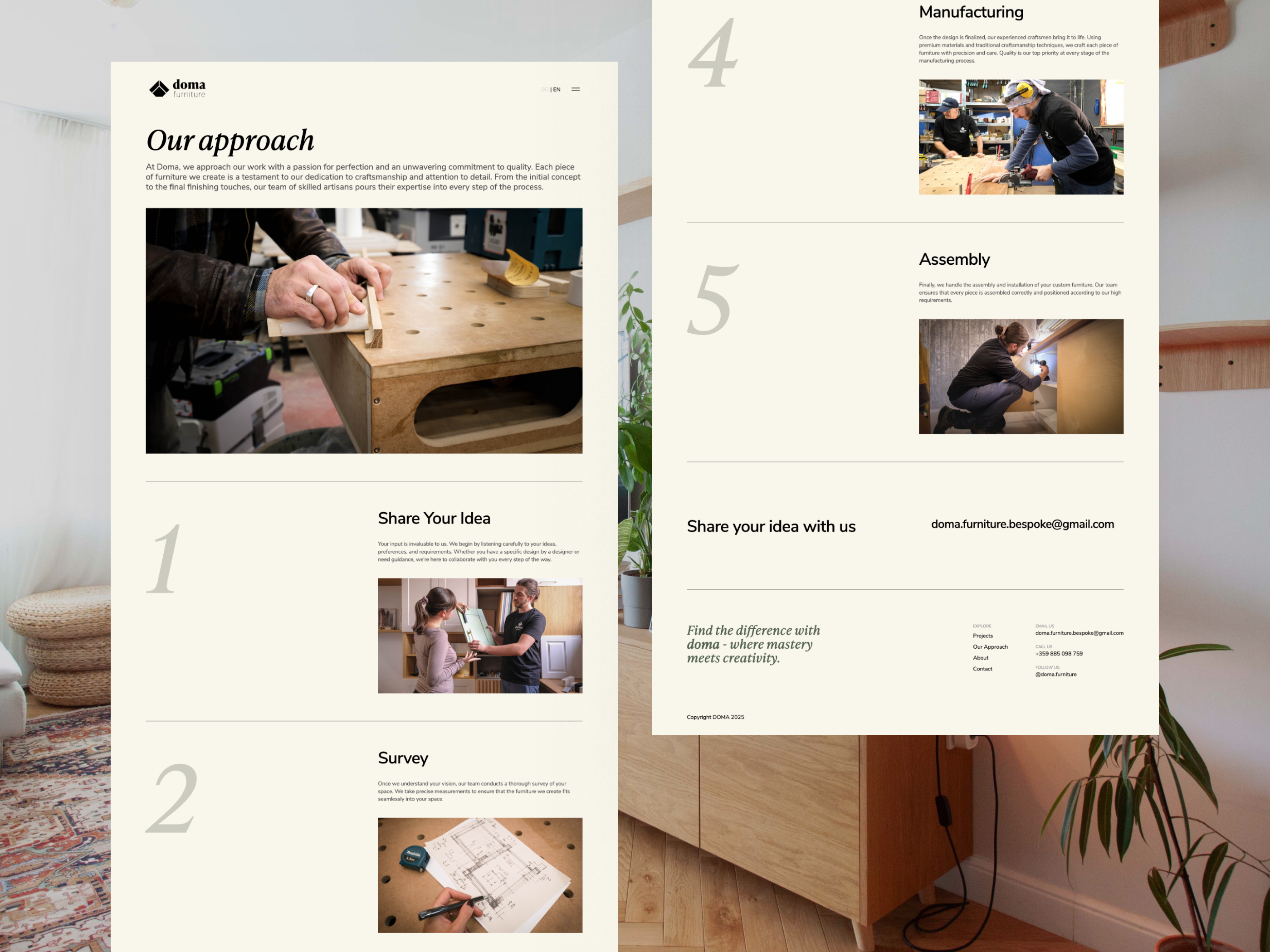 Example of Custom Website Design