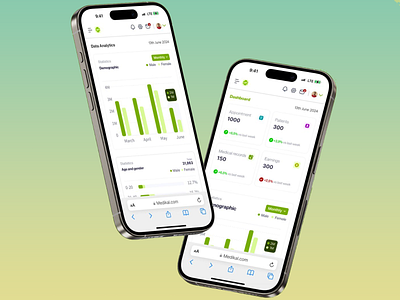 Medical App for Doctors aplplication app design crm for doctors dashboard doctor doctor app doctors health ios management medical app medical interface medicine minimalist mobile app petients crm product design ui uidesign ux