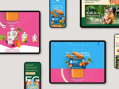 LLOMY - Baby Food E-commerce app branding color design illustration iphone logo page ui web
