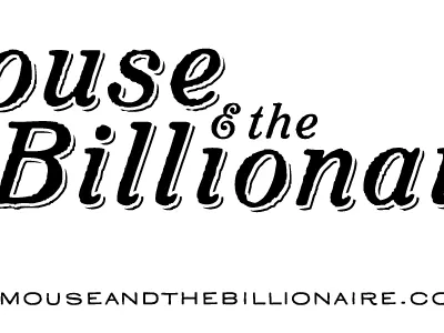 Mouse & the Billionaire business card metal type mouse the billionaire screenprint typography