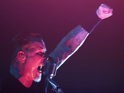 Metallica - James Hetfield metallica photography