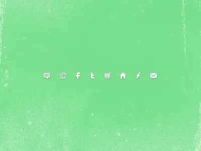 Pixelly green icons personal pixel social texture