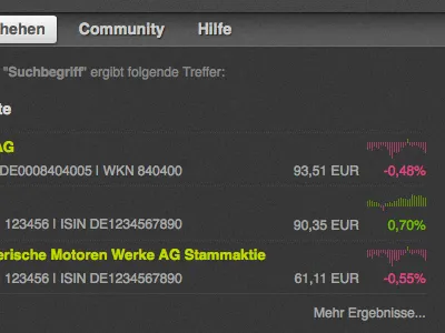 Search dark noise typography ui website