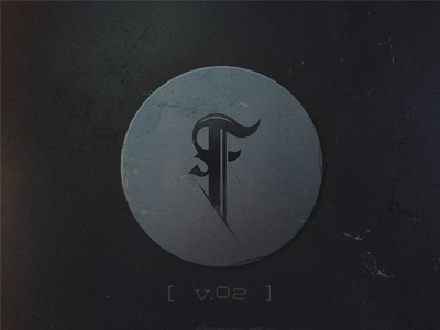 "F"[ V.02 ] blackletter f gothic typography united