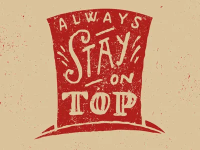 Resolution illustration lettering process