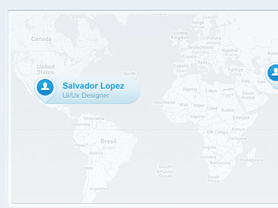 Map Pins animation blue boxtuffs css3 jquery map pin ui