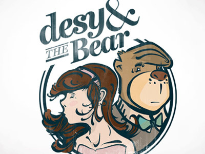 Website Design design desy and the bear illustration sarah mick typography web design website