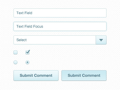 Form Elements button checkbox form free freebie select