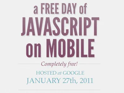 Day of JS headline text type