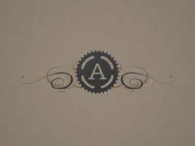 Personal Logo Crest - rev1 crest logo personal taupe