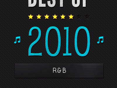 Cover best of black cover music note stars