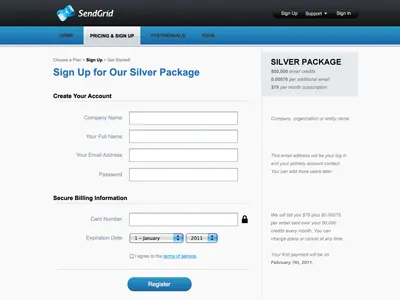 Sendgrid Usability Case Study forms usability design