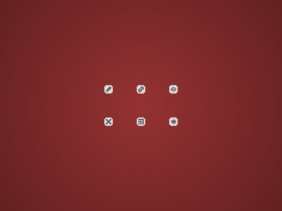 Minicons grey icons red