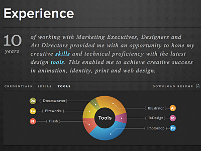 Tools chart graph info graphic infographic pie web design