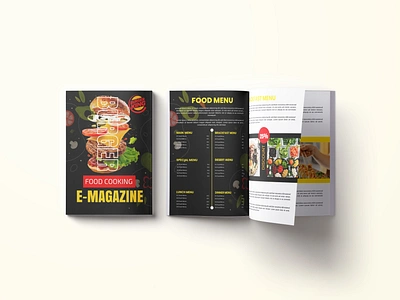 Food E-Magazine Design annual report branding brochure business identity cafe catalog customizable e commerce e magazine exhibition food brochure food flyers graphic design magazine marketing menu restaurant menu resturant