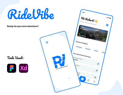 🎉 RideVibe: Your Journey, Your Way! 3d animation app app ui branding graphic design logo mobile app motion graphics ui uidesign