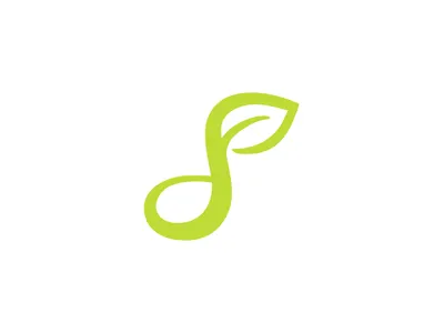 SEED branding green identity leaf logo monogram s seed sprout
