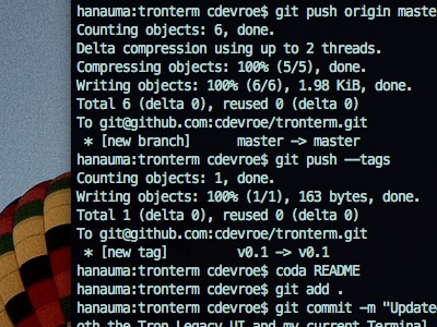 Tronterm: The Grid. github mac os x movies osx style terminal terminal style tron tron legacy tronterm