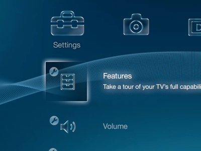 XMB blue design ui xmb