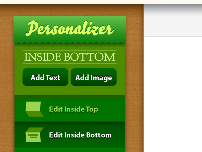 Personalizer design illustration web design ui