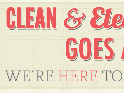 Headline retro typography vintage