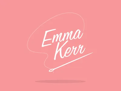 Emma Kerr Logo branding font identity illustration logo