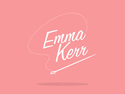 Emma Kerr Logo branding font identity illustration logo