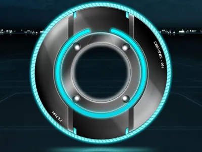 Tron Identity disk #2 disk identity photoshop tron
