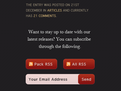 320 320px buttons email responsive subscribe tileables