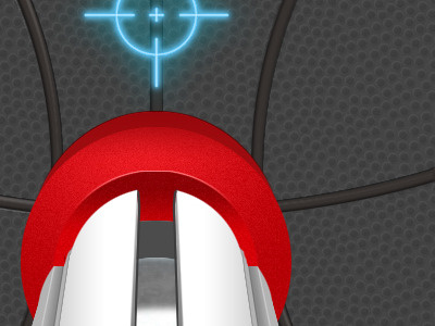 iOS App Icon app icon ios iphone red shooter sports
