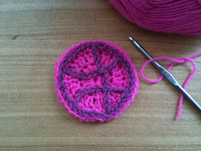 Crochet Dribbble crochet pink yarn