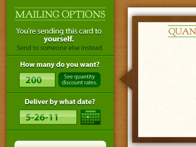 Mailing Options design gnome illustration ui web design