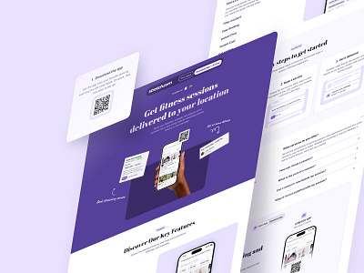 STRETCH APP Landing Page: Boost Engagement and Drive Downloads design process.