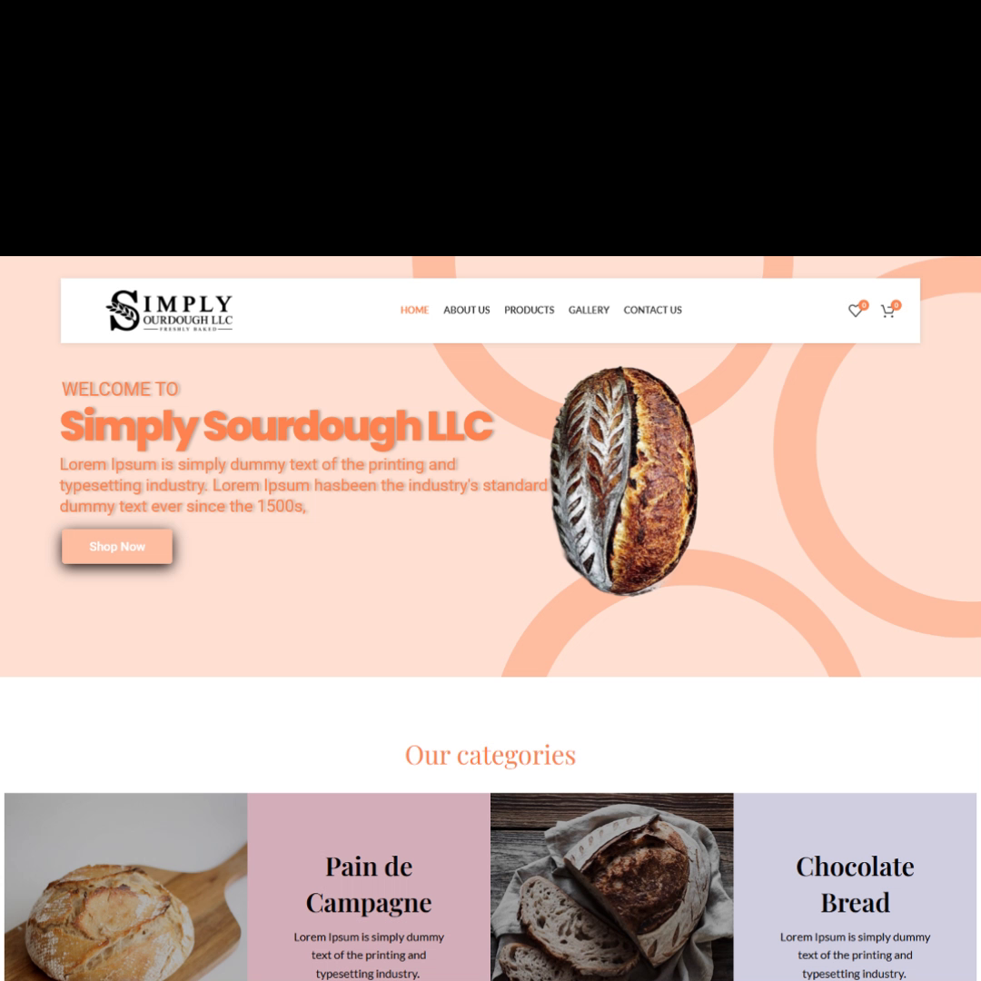 Example of Ecommerce Web Design Wordpess